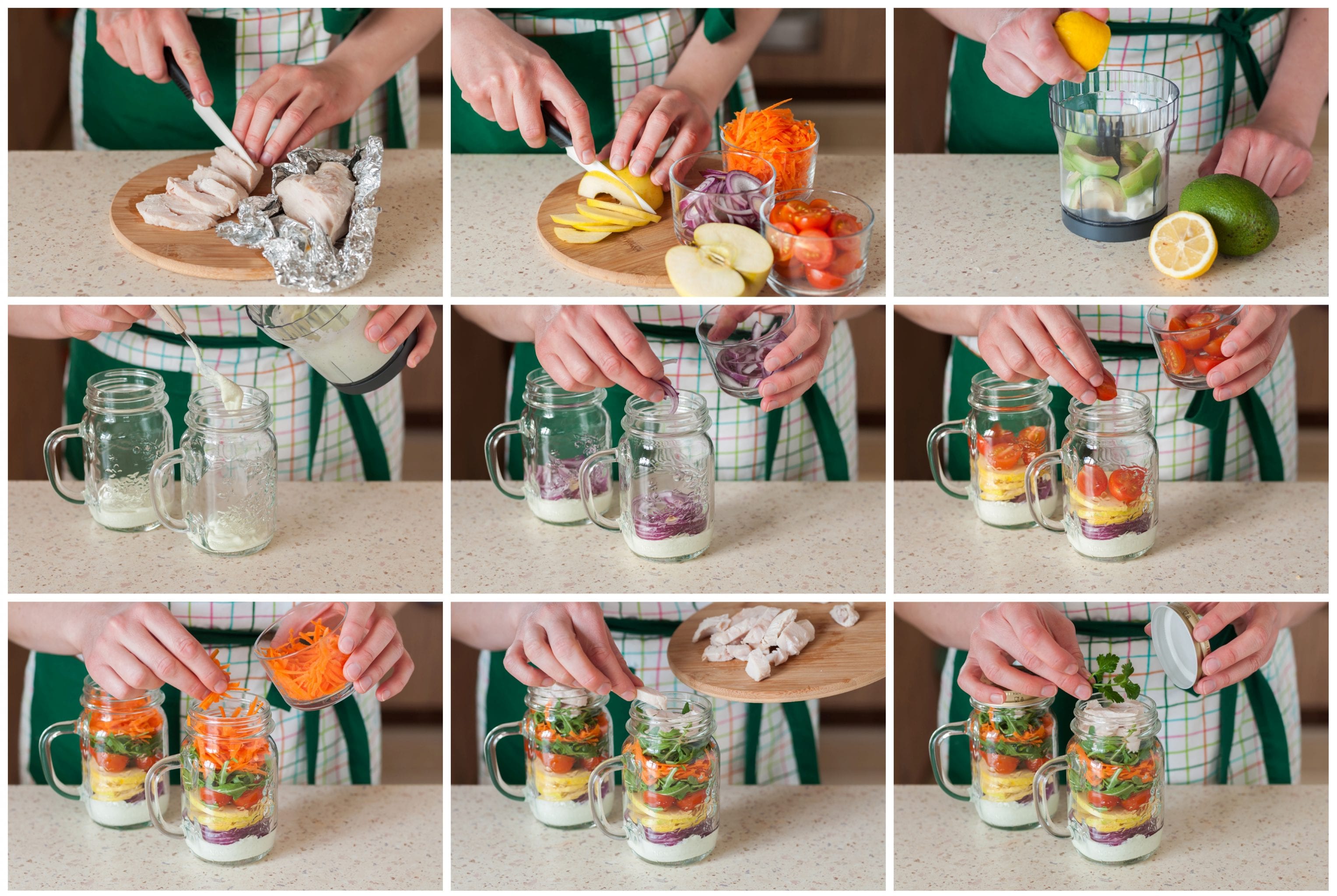 Mason Jar Salad Meal Prep